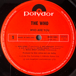 The Who ‎– Who Are You (Англия 1978г.)