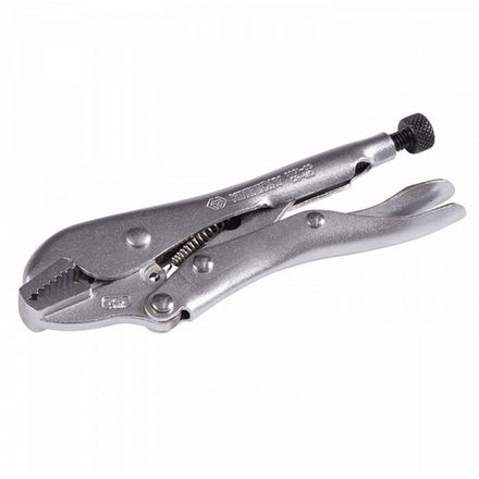 Цена на KING TONY (6031-05R) Зажим с фиксатором 140 мм, с прямыми губками