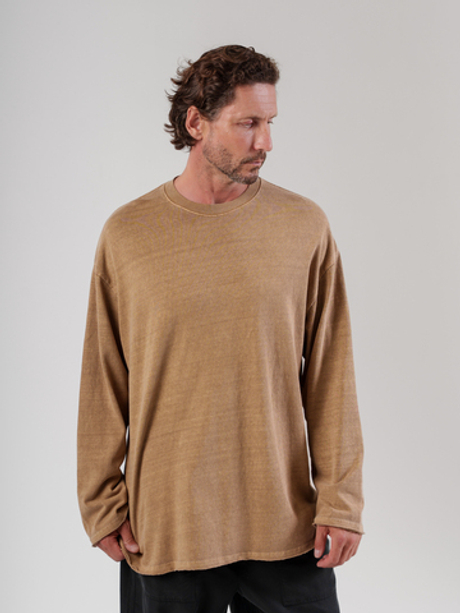 Охровый лонгслив Votus