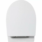 Унитаз подвесной Orange CI07-100W+APB200 безободковый, с крышкой микролифт, с инсталляцией, белый/кнопка хром