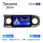 Teyes CC2 Plus 10,2"для Toyota Tacoma 2015+