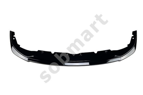 Юбка переднего бампера глянцево - черная V.1 для BMW 1 F40 2019+