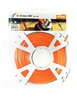 Леска для триммеров STIHL  квадратное диам:2,4мм длина:43м (0000-930-2640)