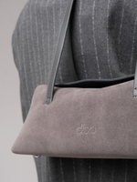 Женская замшевая сумка DBR 31127 серый замок