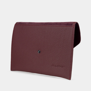 Конверт для хранения из кожи теленка, бордового цвета