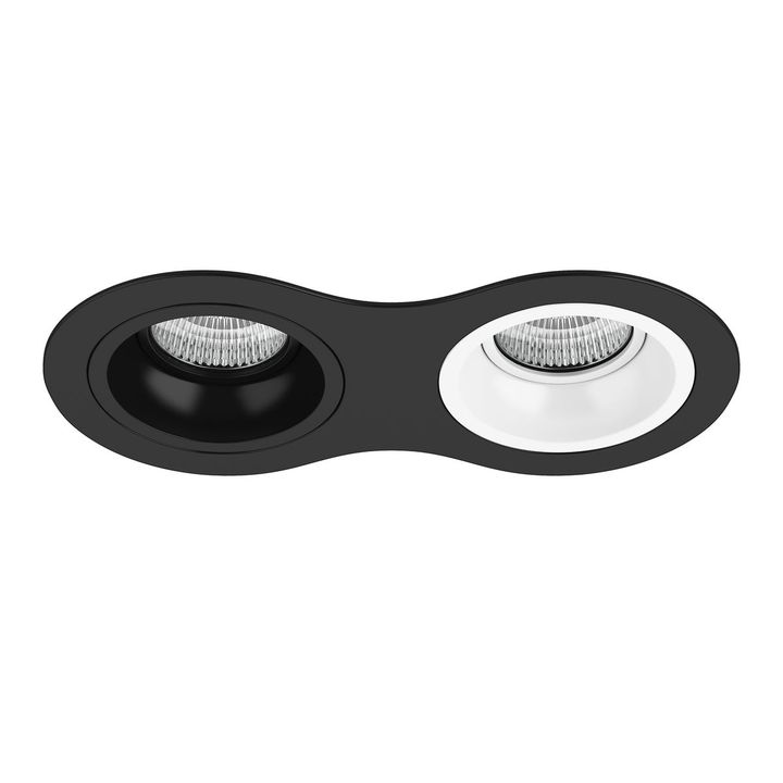 Комплект из светильников и рамки Lightstar Domino Round (214627+214606+214607) D6270607