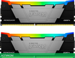 Оперативная память Kingston Fury Renegade RGB 2x16GB DDR4 PC4-28800 (KF436C16RB12AK2/32)