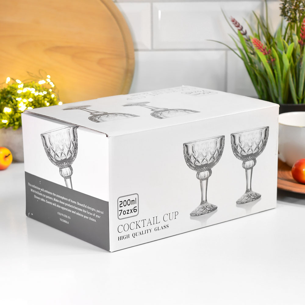 Набор фужеров 6шт 240мл, d9,5см h13см, BMIG96