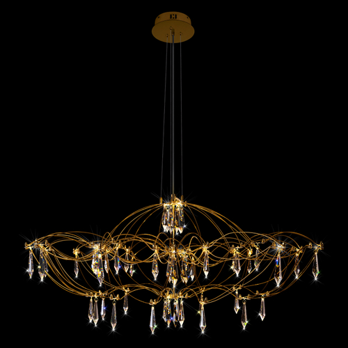 Подвесная светодиодная люстра Loft It Mira 10586/900 Gold Asfour