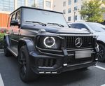 Защитная дуга с губой переднего бампера для Mercedes-Benz W465 G63 AMG 2024+ Гелик кенгурятник защита со светом