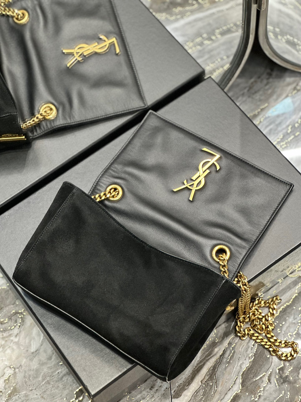 Saint Laurent Kate Small Reversible Chain Bag 22 cm
