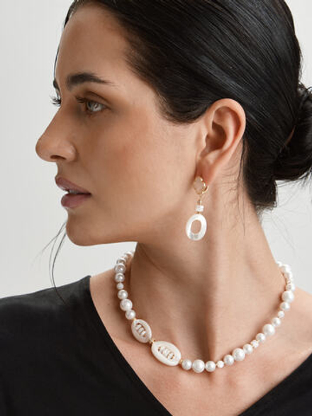 91004015 Серьги Selena Pearls