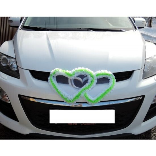 Свадебные сердца для украшения машины
