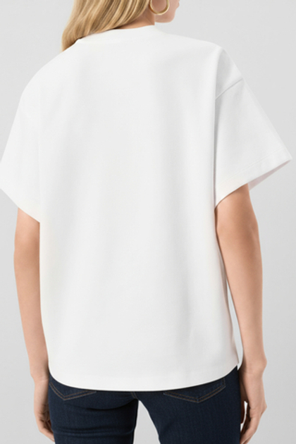 BOSS Футболка из плотного хлопка с принтом