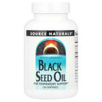 Source Naturals, масло чёрного тмина, 120 капсул (500 мг в 1 капсуле)