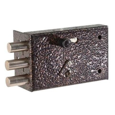 Замок Сенат накладной ЗНС3  Соболь 5 кл. б/п со шторкой с задвижкой (130)