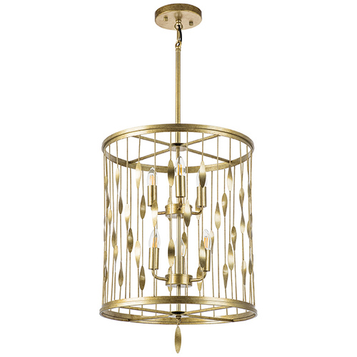 725163 Люстра FIRENZE 6х40W E14 ЗОЛОТО