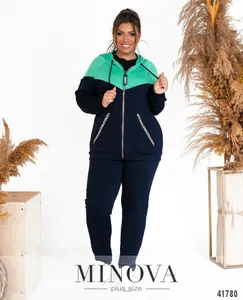 Костюм 17-226-синий-ментол Minova
