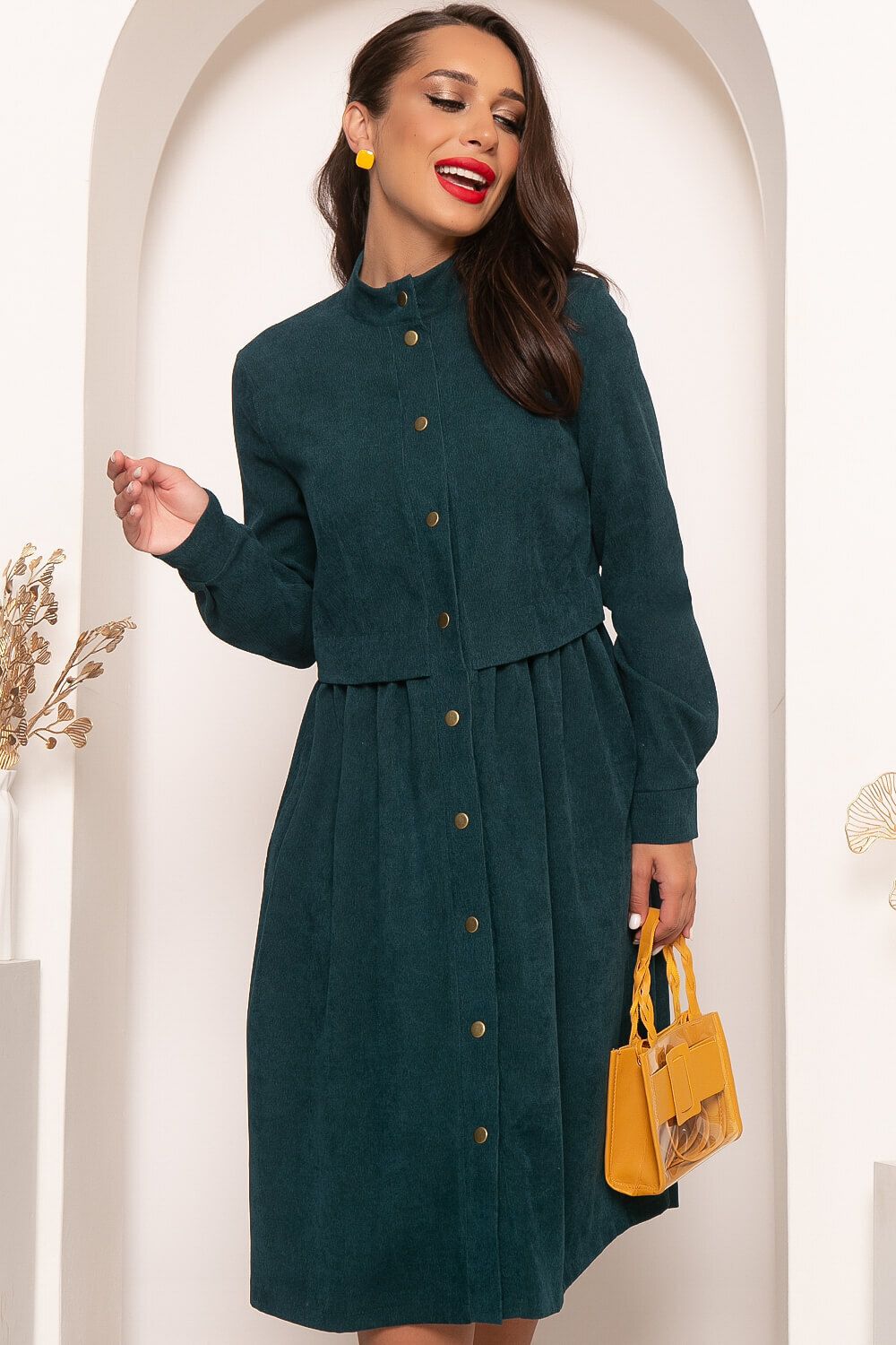 Платье "Муза" (изумруд) П4116 LT Collection (Акция)