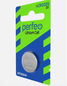 Батарейка CR2025 Lithium Cell 1шт, 3V