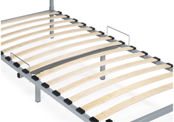 Односпальная кровать Фади 80х200 серая