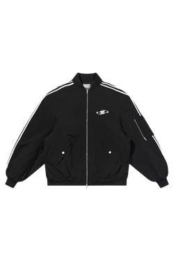 Бомбер HARSHandCRUEL "3 Stripes" MA-1 Jacket