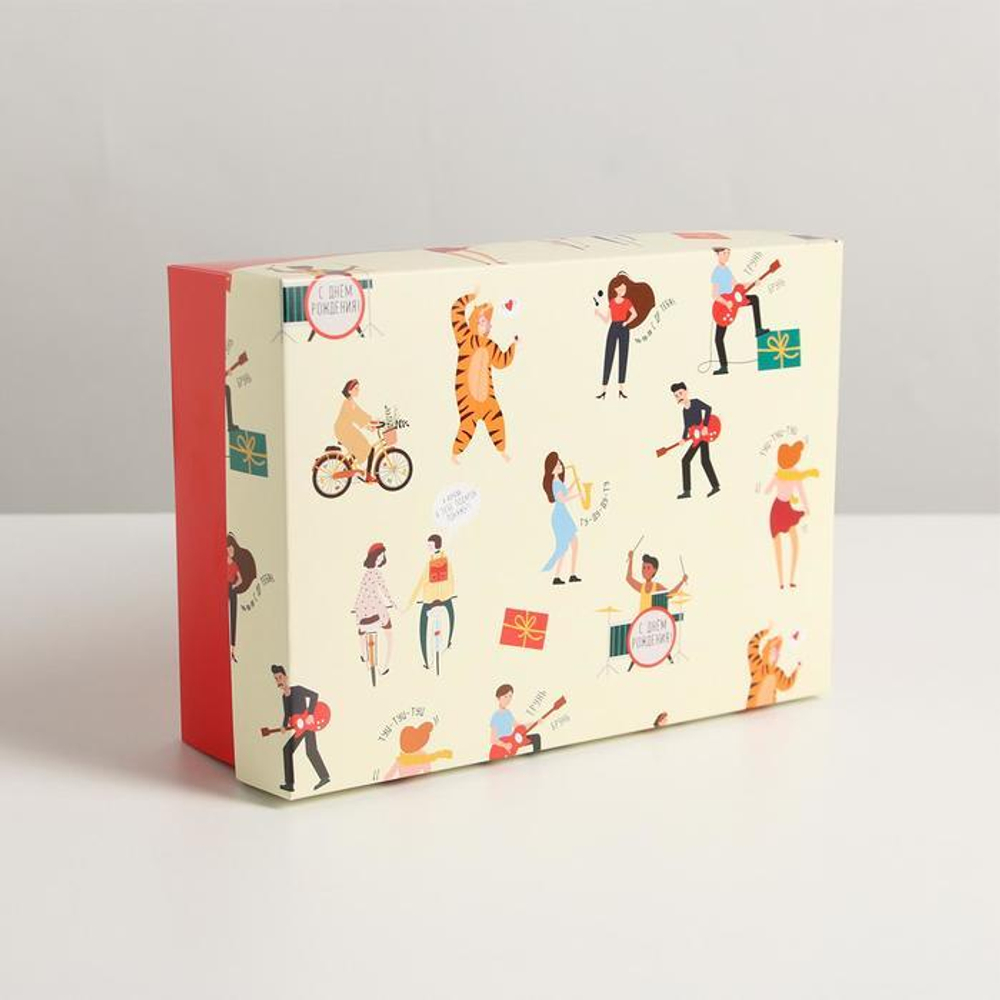 Коробка складная «С Дэ Рэ»,  21 × 15 × 7 см