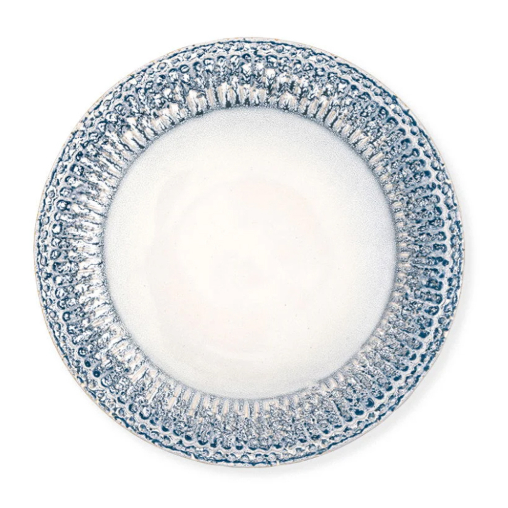 Тарелка Alice ripple blue, 23 см