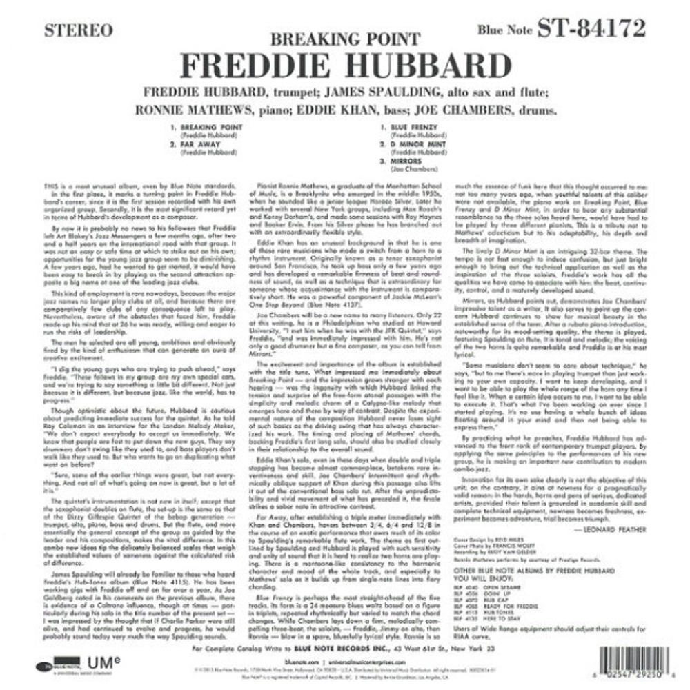 Freddie Hubbard / Breaking Point (LP)
