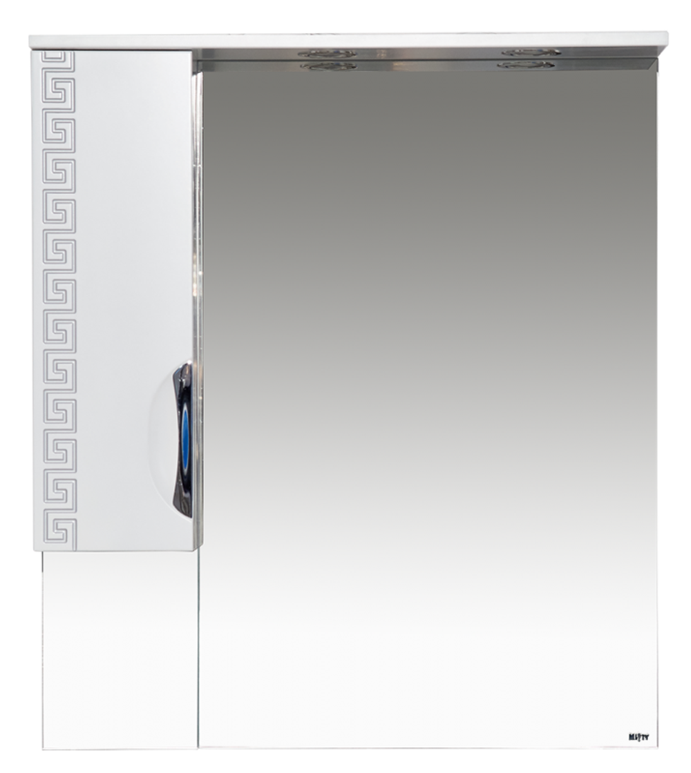 Зеркало-шкаф MISTY Престиж - 80 лев. белое
