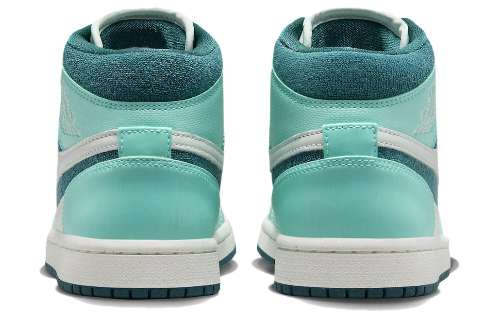 Jordan 1 Mid Chenille Bleached Turquoise Women"s