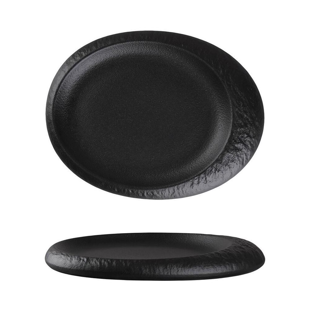 Блюдо овальное 28*21,5 см h3 см Black Raw Stellar P.L. Proff Cuisine [3]