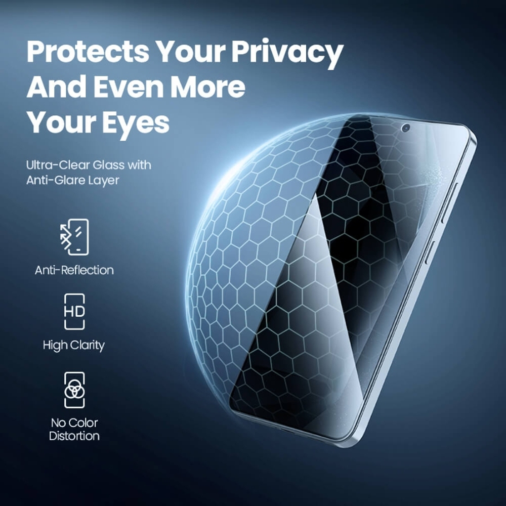 Защитное стекло Nillkin Guardian Full Антишпион для Samsung Galaxy S25