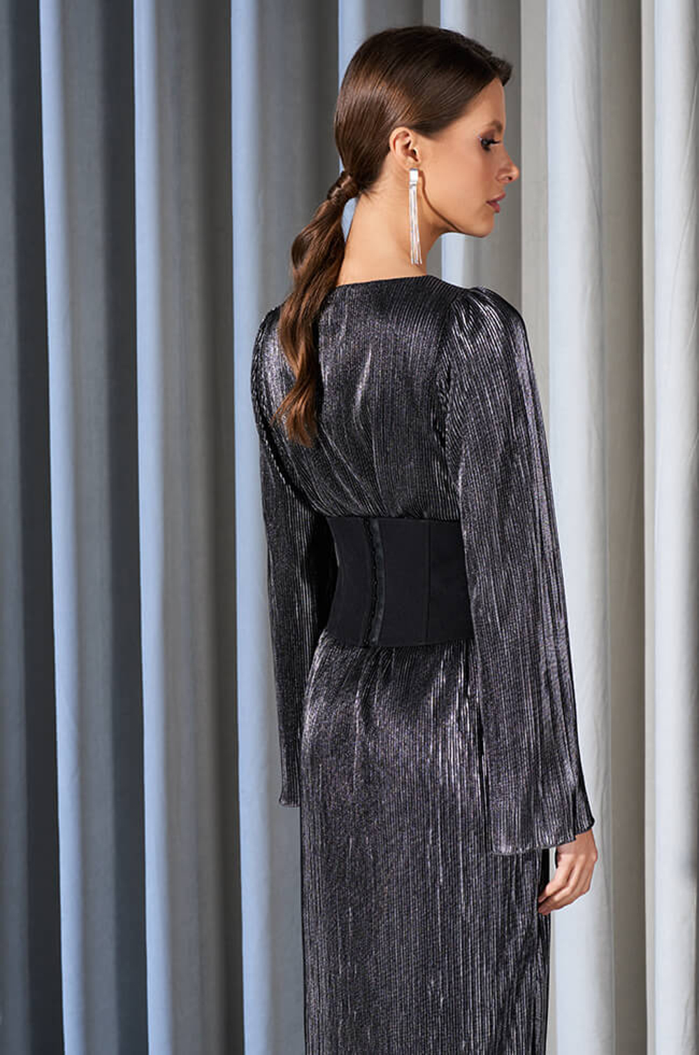 8369 Пояс женский (черный)