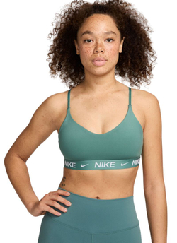 ТОП теннисный Nike Indy Light Support Padded Adjustable Sports Bra - зеленый