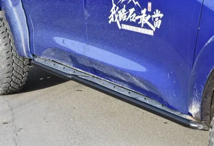 Фиксированные боковые пороги для GWM Poer KingKong 2023+ Great Wall Motor Поэр Кинг Конг юбки подножки стальные пороги