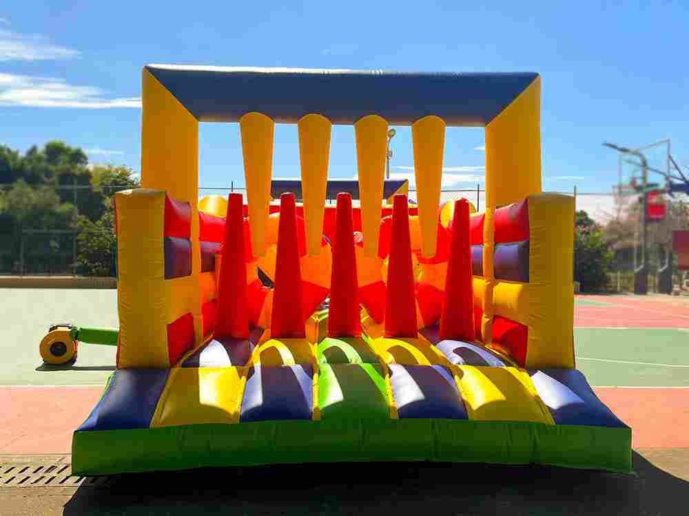 Надувная полоса препятствий «Веселые старты» 14,5*3,5*3 м