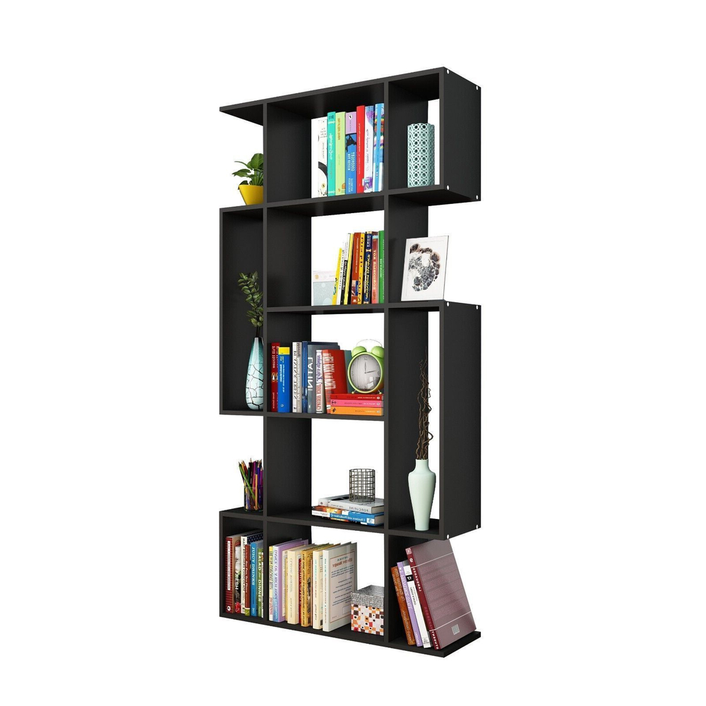 Стеллаж для игрушек и книг 90х24х171 см, серый