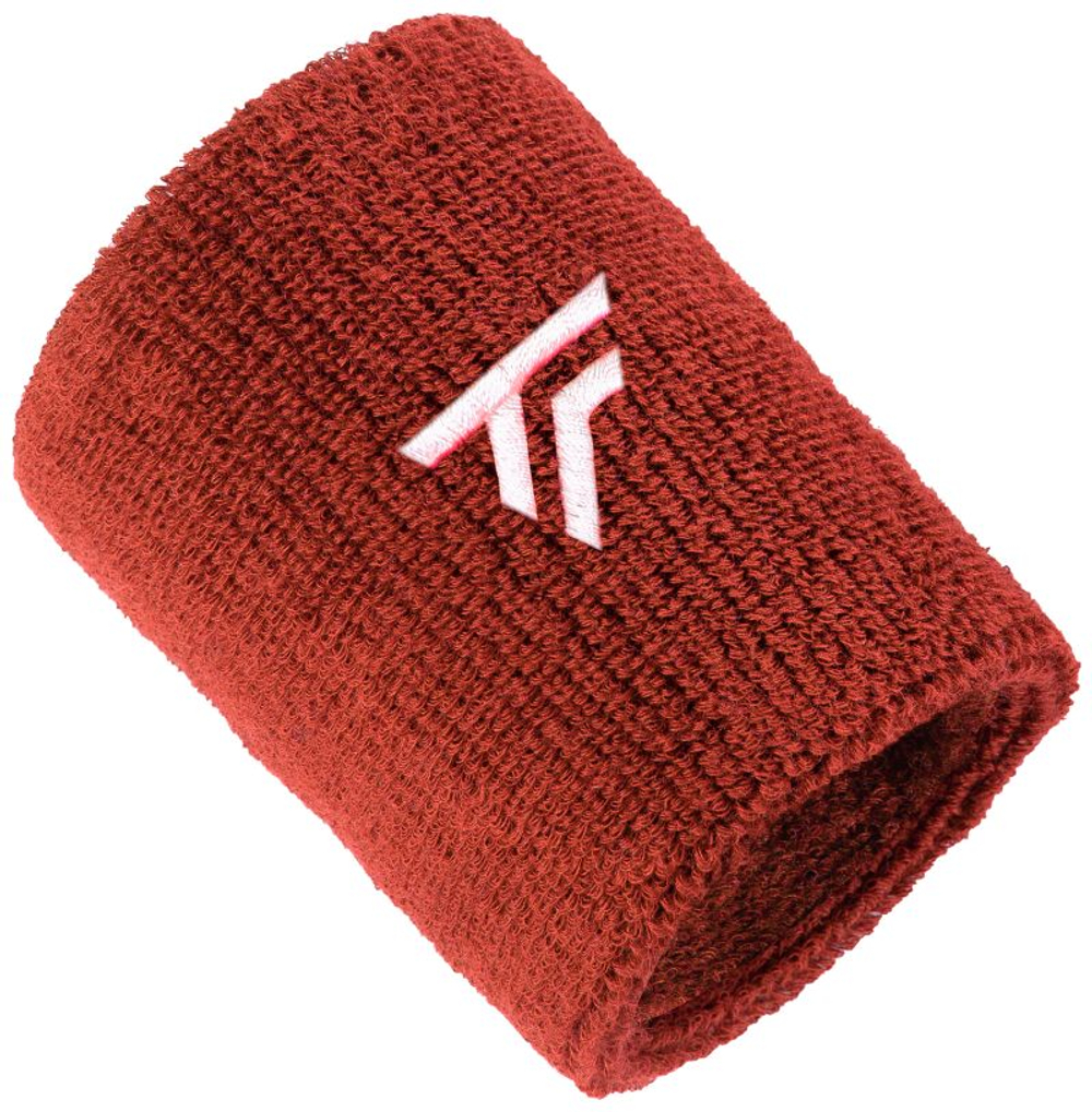 Теннисные напульсники Tecnifibre XL Wristband 1P - terracotta