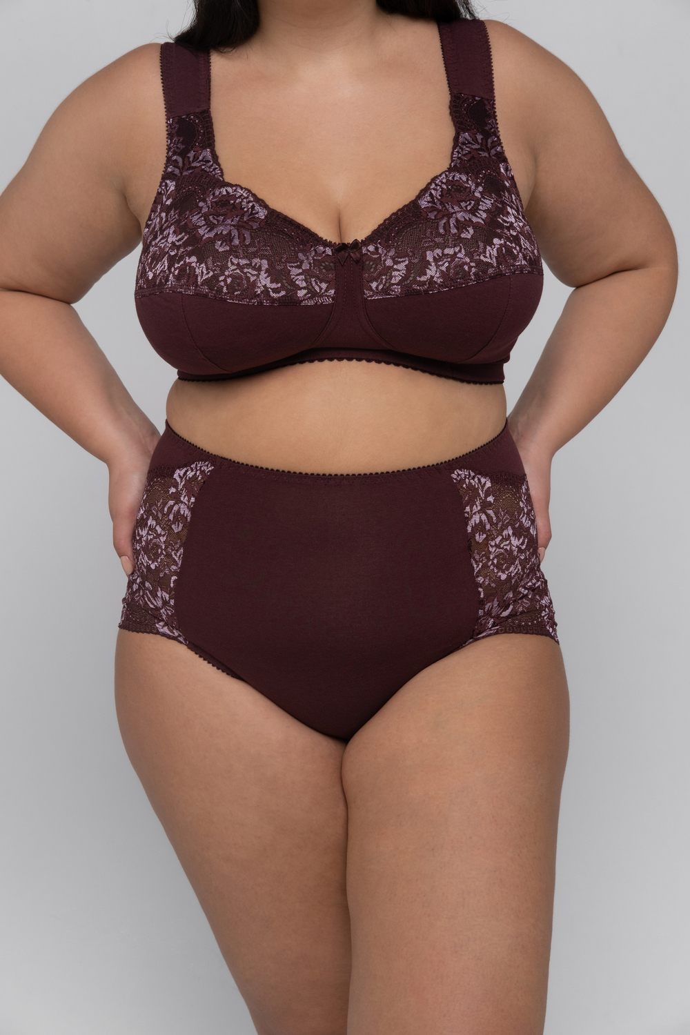 1102/C  бюстгальтер "Вино с миндалем"