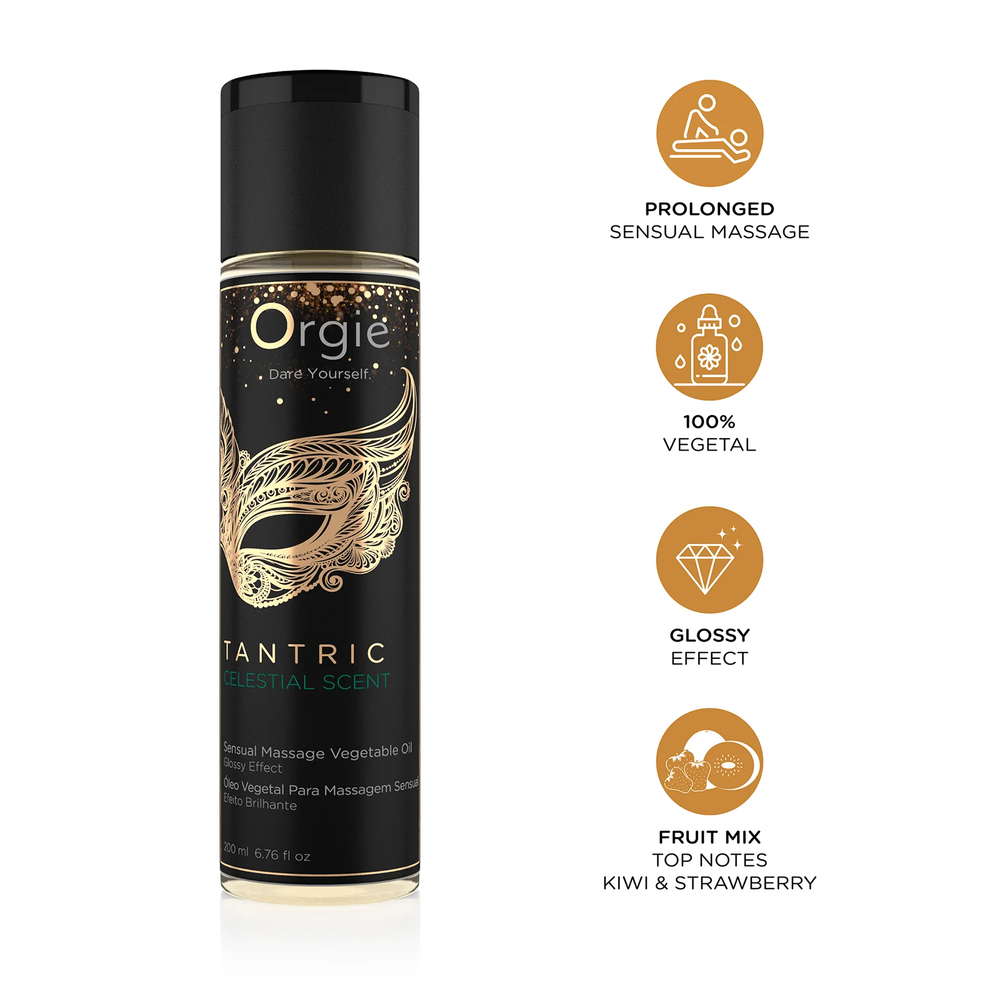 Растительное массажное масло Orgie TANTRIC CELESTIAL SCENT, 200 мл