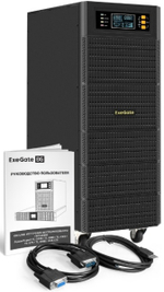 Источник бесперебойного питания Exegate PowerExpert TL-575-10kVA.192V.LCD.AVR.T.USB.RS232.SNMP