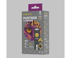 ARMYTEK - Фонарь PARTNER C2 MAGNET USB ( теплый свет )