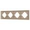 Рамка пластиковая FRM-TENDO-PL-4-GD Arlight 053850