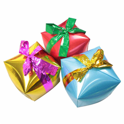 Фигура куб  "Подарок с бантом"