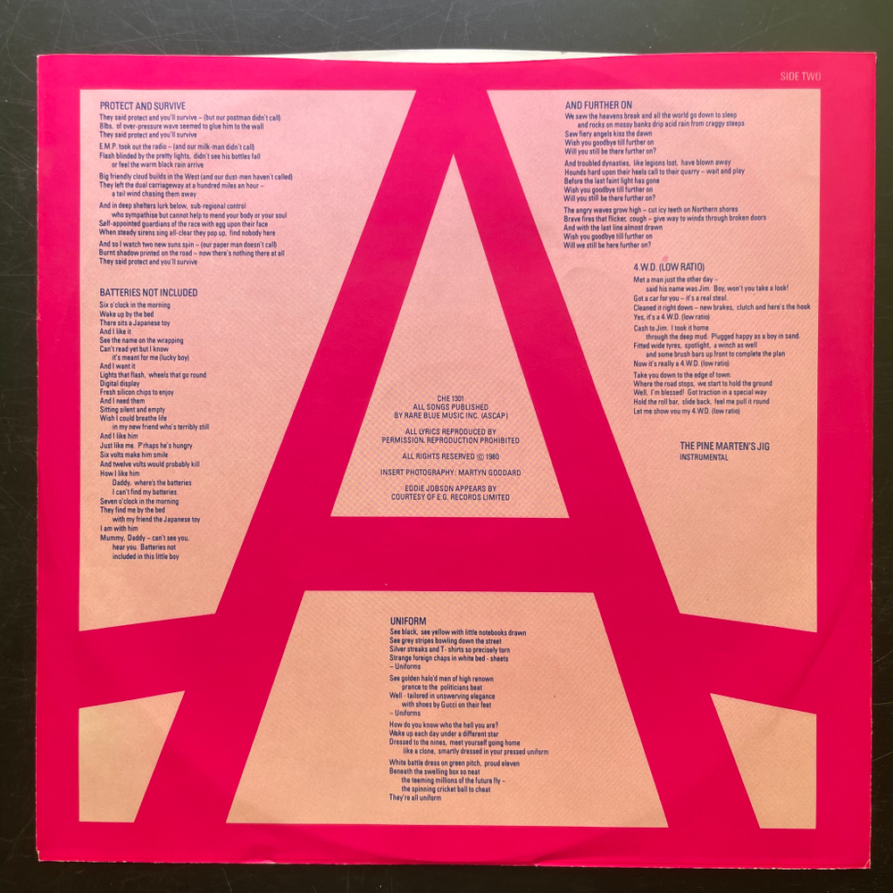 Jethro Tull ‎– A (США 1980г.)