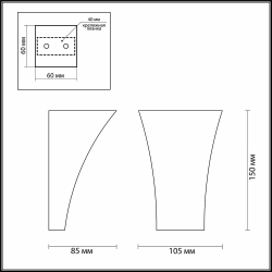 Бра Odeon Light 3882/1W