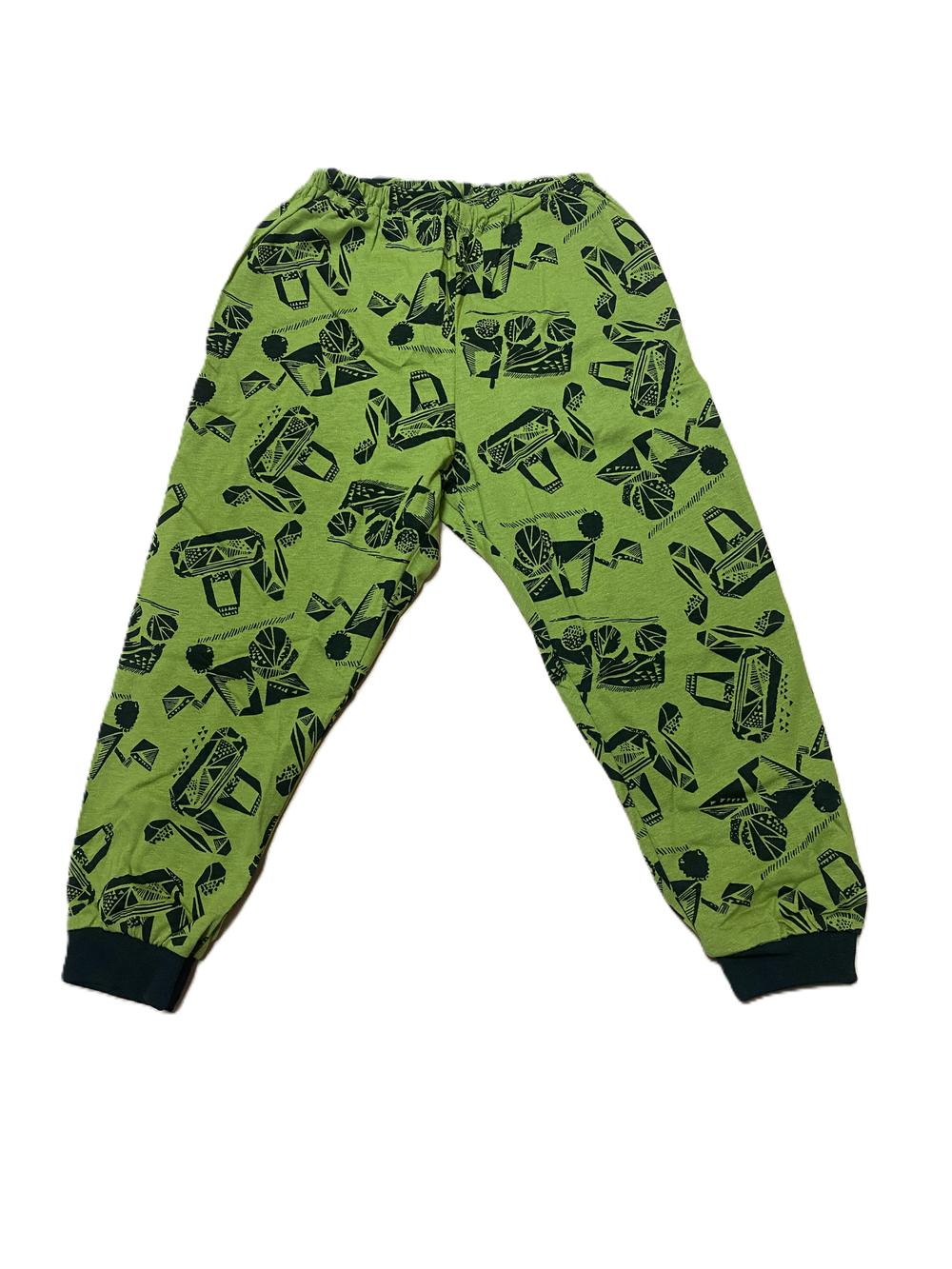 Штанишки на мальчика с манжетами из кулирки (100% хлопок) на рост 98 и 104 см