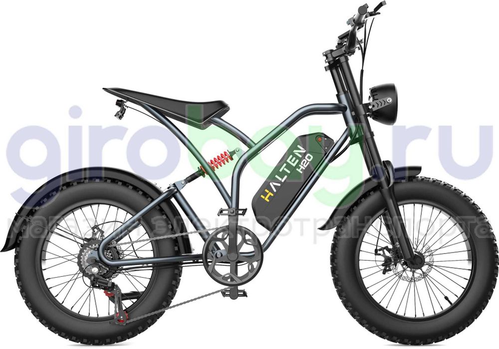 Электровелосипед HALTEN H20 (48V/20Ah) гидравлический тормоз Электровелосипед HALTEN H20 (48V/20Ah) гидравлический тормоз фото №7