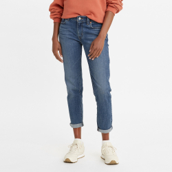 Джинсы женские LEVI'S MID RISE BOYFRIEND MED INDIGO - WORN IN